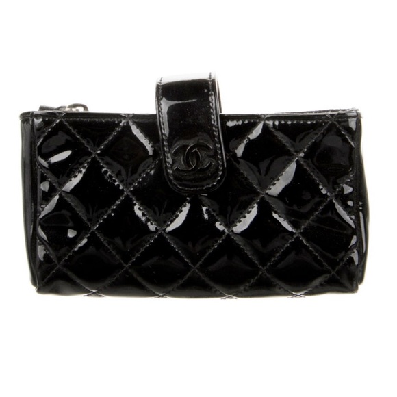 Quilted Chanel Wallet Pouchette with zipper - Picture 4 of 6